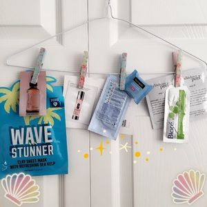 8 pc skincare sampler set: Clinique, Biore, etc.